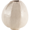 Immagine di zucchina in ceramica colore bianco su sfondo bianco