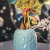 Immagine di vaso scultura Ananas+ colore turchese