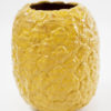 Immagine di vaso a forma di ananas giallo realizzato in ceramica