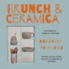 Workshop di ceramica a Modena con Anseo buffet vegetale con Green Go Kitchen presso Studio Loom